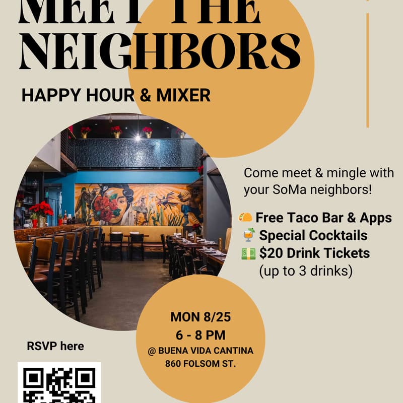 Cover Image for SoMa Meet the Neighbors Mixer