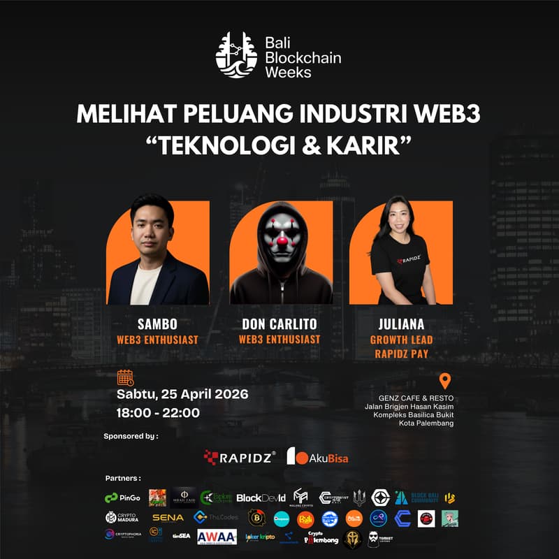 Cover Image for MELIHAT PELUANG INDUSTRI WEB3 : "Teknologi & Karir"