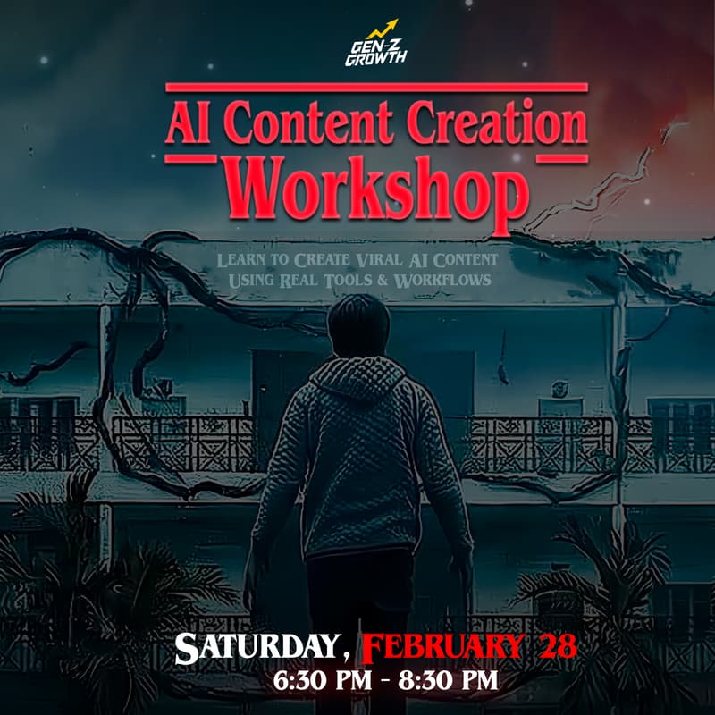 Cover Image for Cinematic AI Content Creation: Live System Breakdown- Genz Growth