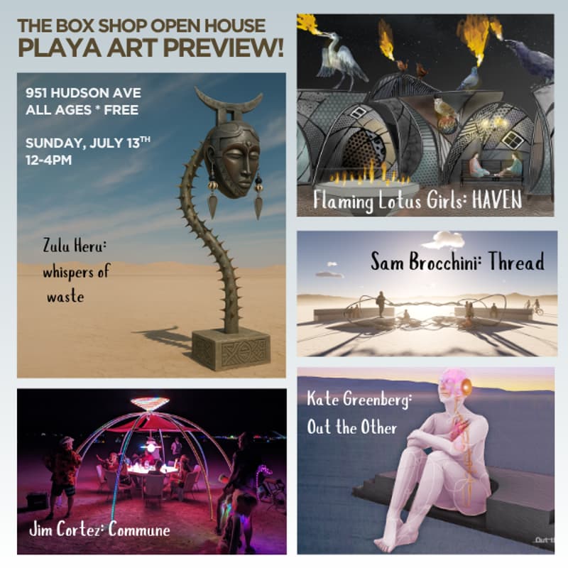 Cover Image for The Box Shop July Open House: Playa Preview Edition