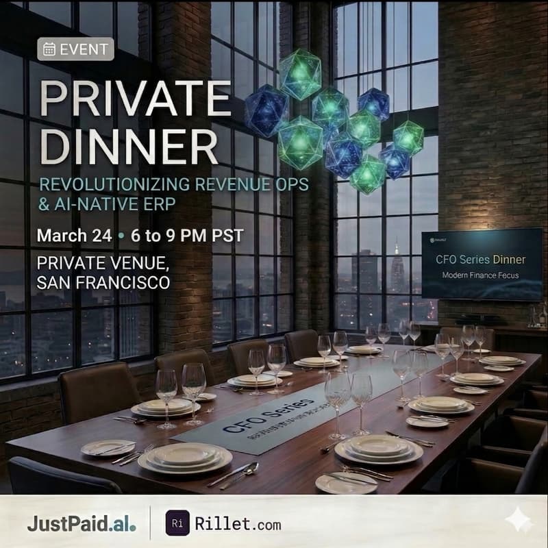 Cover Image for CFO Series Dinner: Revolutionizing Revenue Ops and AI-Native ERP
