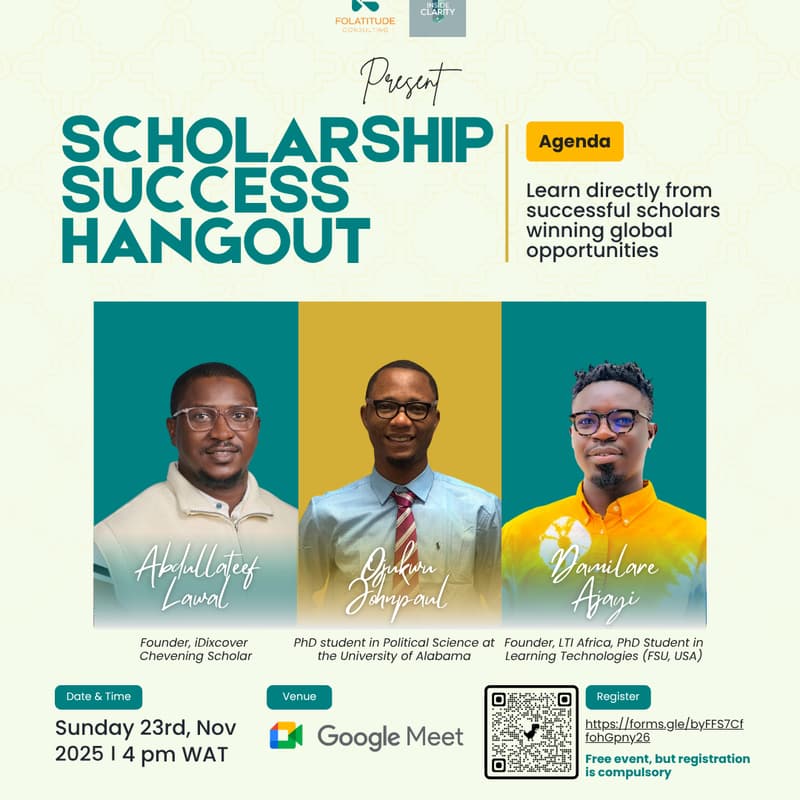 Cover Image for InsideClarity Scholarship Success Hangout