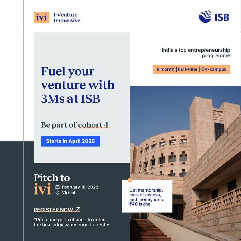 Cover Image for Pitch to ivi | Pan India Virtual edition | Feb 18, 2026, | 10:00 AM - 7:00 PM