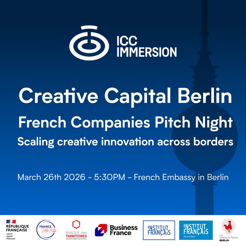 Cover Image for French Companies Pitch Night : Scaling creative innovation across borders