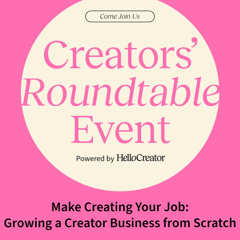 Cover Image for "Make Creating Your Job": HelloCreator's Roundtable with Beauty Content Creator and Founder of Creator World Network Megha Singh