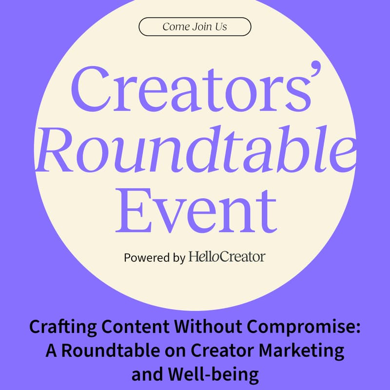 Cover Image for "Crafting Content Without Compromise": HelloCreator's Roundtable with Artist, Curator and Career Coach Sergio Gomez