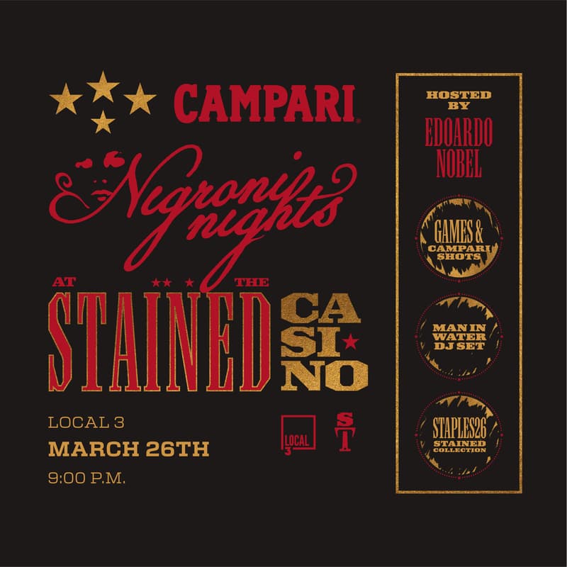 Cover Image for Negroni Nights at Stained Casino