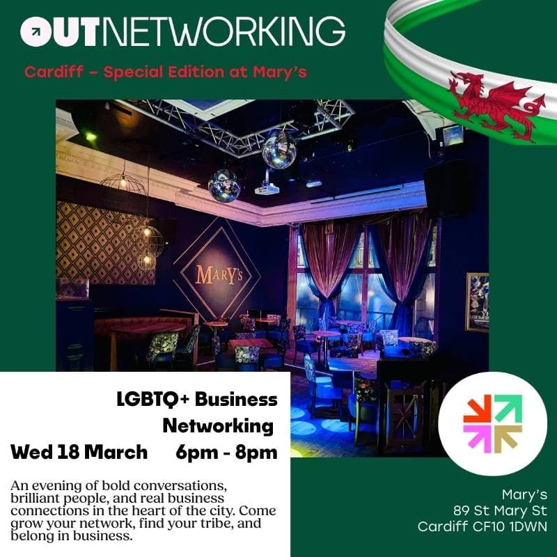 Cover Image for OutNetworking: Cardiff – Special Edition at Mary’s
