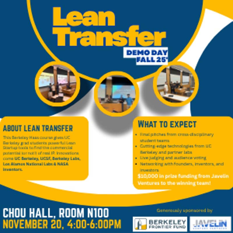 Cover Image for Lean-Transfer Fall 2025 Demo Day