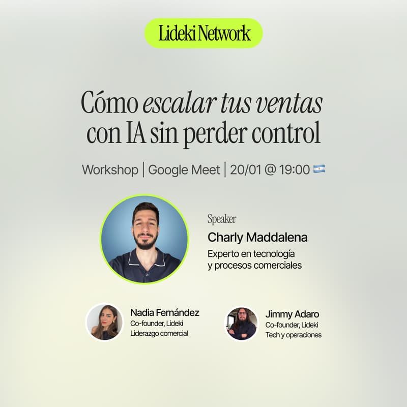 Cover Image for Cómo escalar tus ventas con IA sin perder control