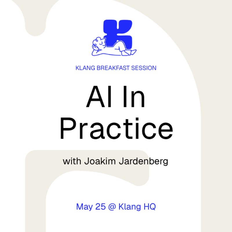 Omslagsbild för AI in Practice with Joakim Jardenberg