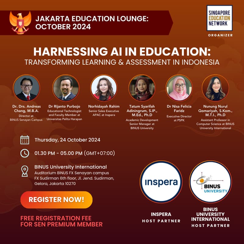 Cover Image for Jakarta Education Lounge: October 2024