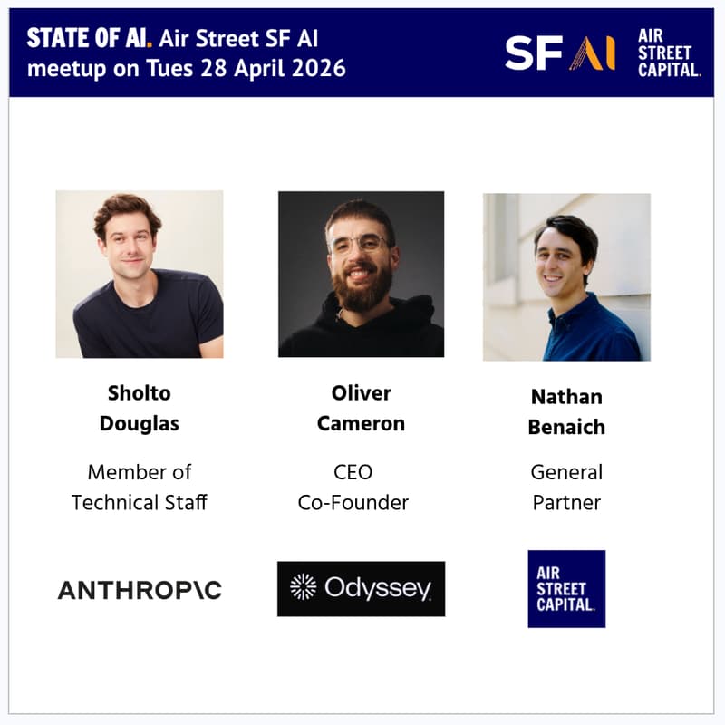 Cover Image for Air Street SF AI meetup