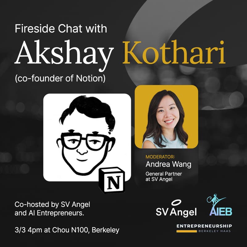Cover Image for AIEB x SVA: Fireside Chat With Notion Co-Founder Akshay Kothari