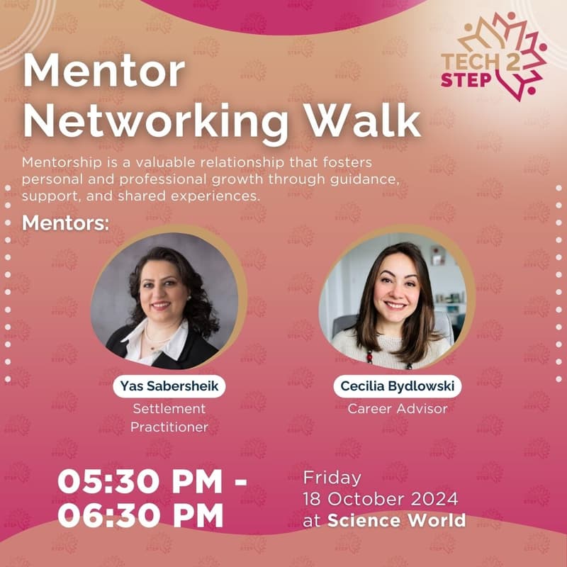 Cover Image for Join Us for a Mentor Walk: Career Guidance and Settlement Support!