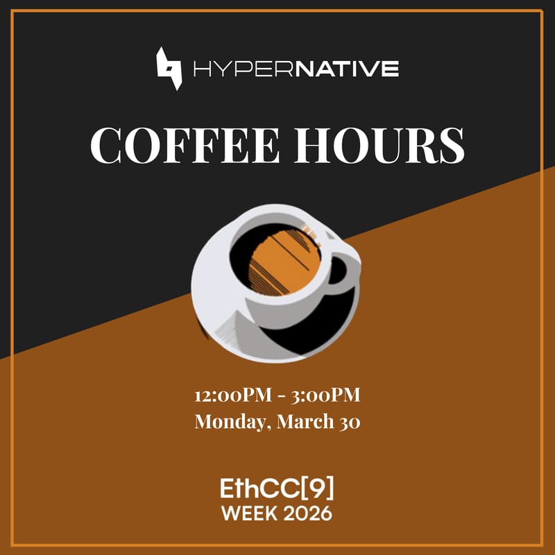 Cover Image for Hypernative Coffee Hours - Monday EthCC
