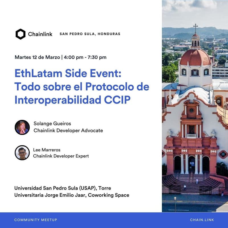 Foto de portada de EthLatam Side Event | Todo sobre el Protocolo de Interoperabilidad CCIP (Workshop)