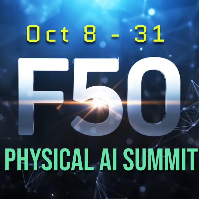 Cover Image for F50 Physical AI Summit - Silicon Valley 2025