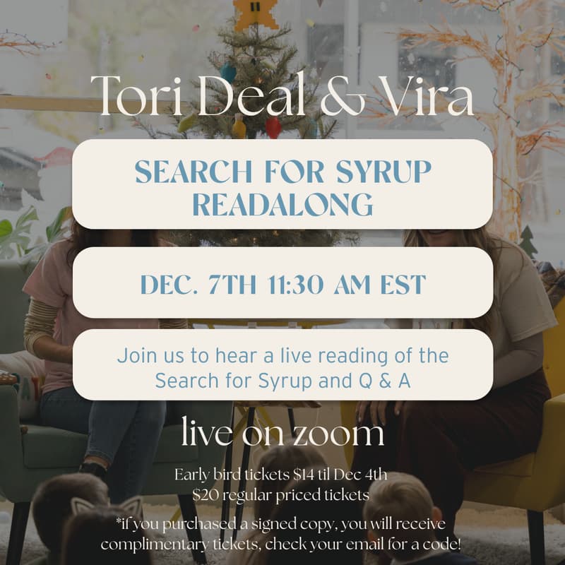 The Search For Syrup Virtual Reading · Zoom · Luma