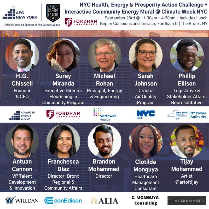 Cover Image for AEG NYC Health, Energy & Prosperity Challenge + Interactive Community Energy Mural @ Climate Week NYC