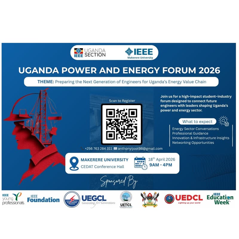 Cover Image for IEEE  Uganda Power & Energy Sector Forum 2026