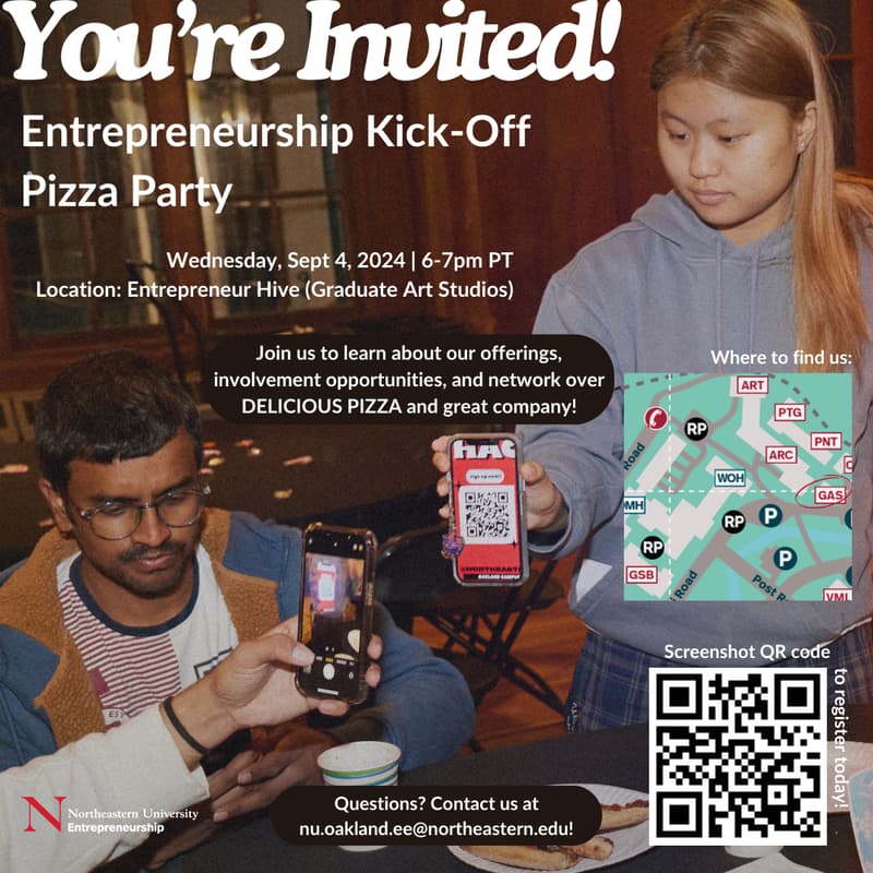 Cover Image for Entrepreneurship Kick-Off Pizza Party