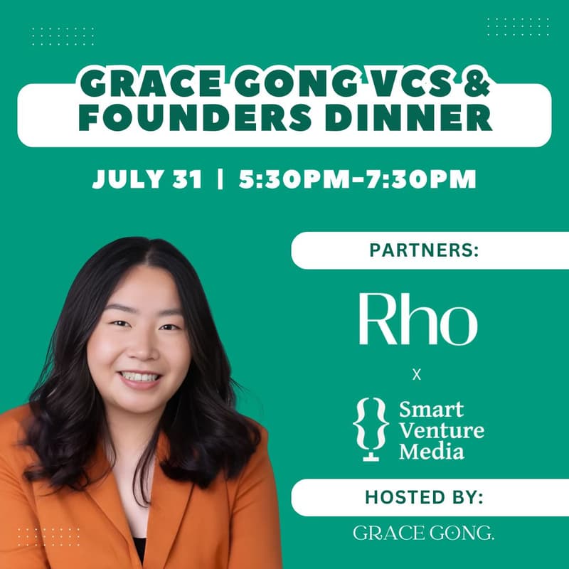 Cover Image for Grace Gong x Rho SF Founders & VC dinner