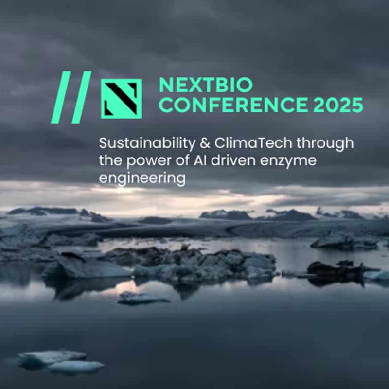 Cover Image for NEXT.BIO 2025 - Sustainability & ClimaTech through the power of AI driven enzyme engineering
