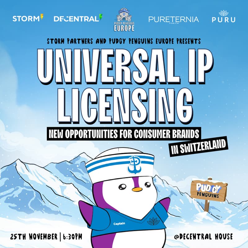 Cover Image for Pudgy Penguins Europe & STORM Partners Present: Universal IP Licensing