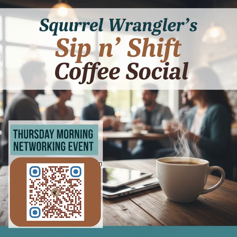 Cover Image for Squirrel Wrangler's Sip n Shift (aka "Coffee")