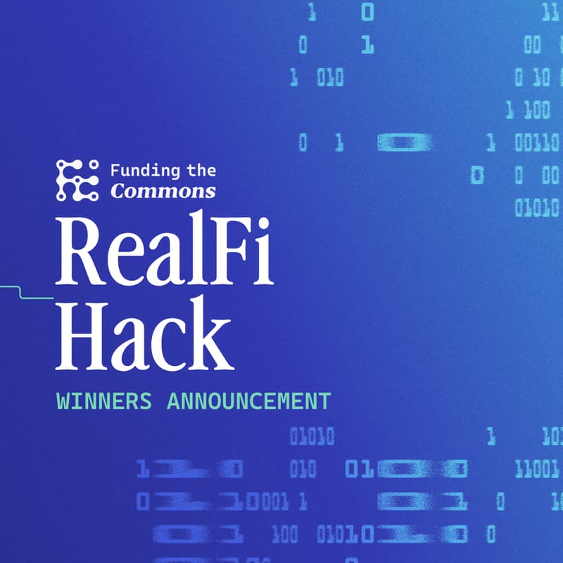 Cover Image for RealFi Hack: Winners Announcement 🎉