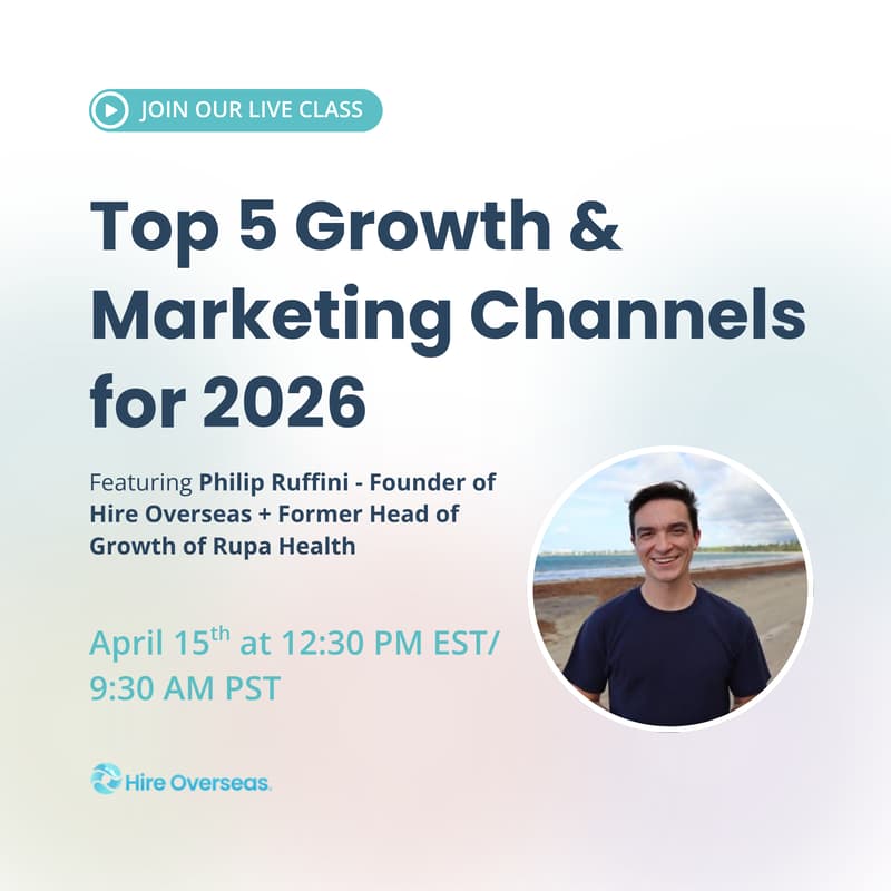 Cover Image for Top 5 Growth & Marketing Channels for 2026