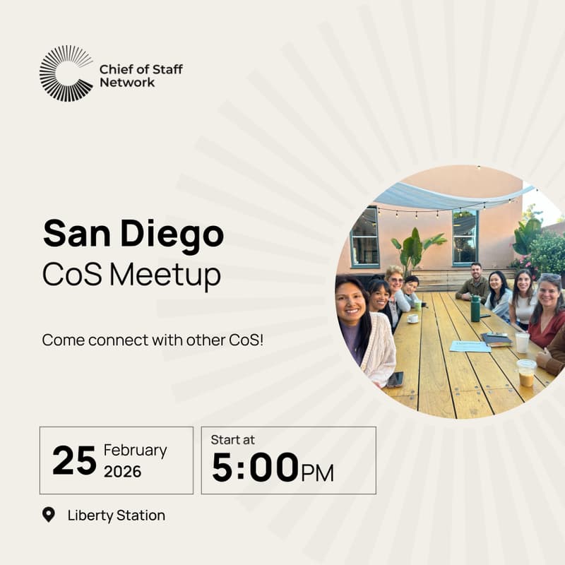 Cover Image for CoS San Diego Meetup (Wed Feb 25)