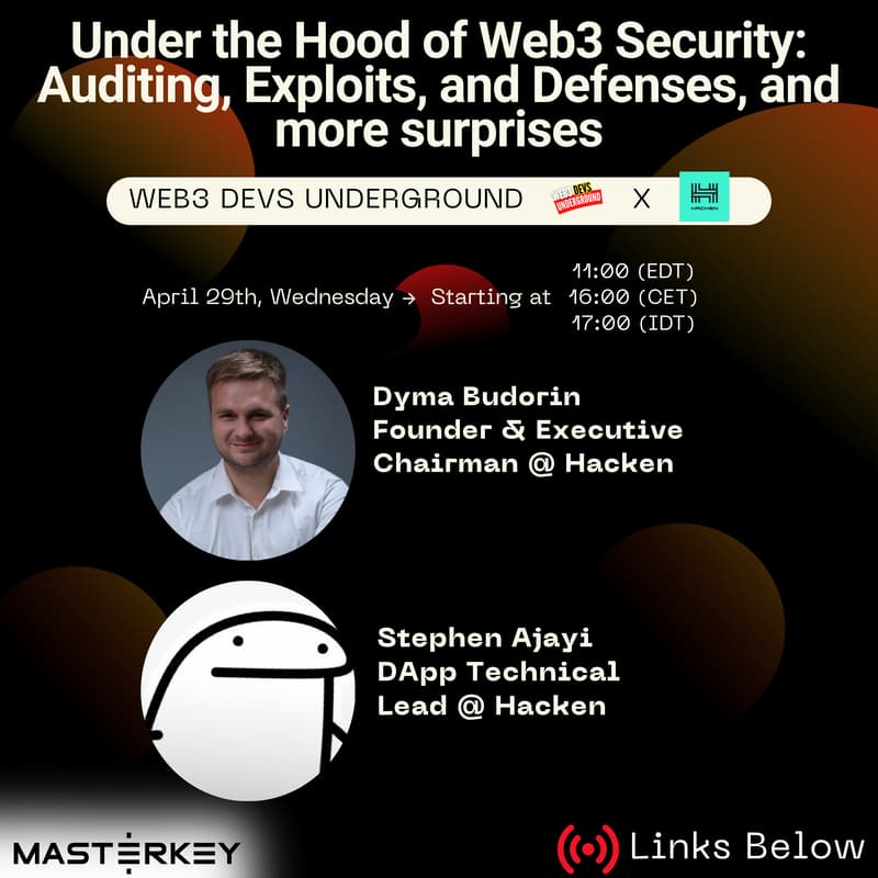 Cover Image for Online Event | Workshop + Lecture | Web3 Devs underground