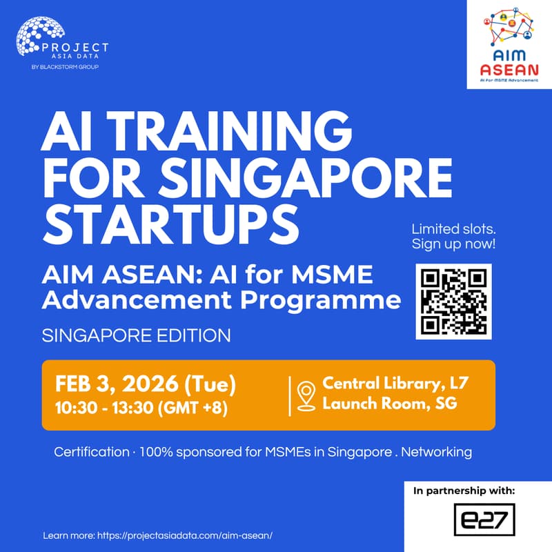 Cover Image for AI Training for Businesses β AIM ASEAN Certification Programme (Full Programme) X e27