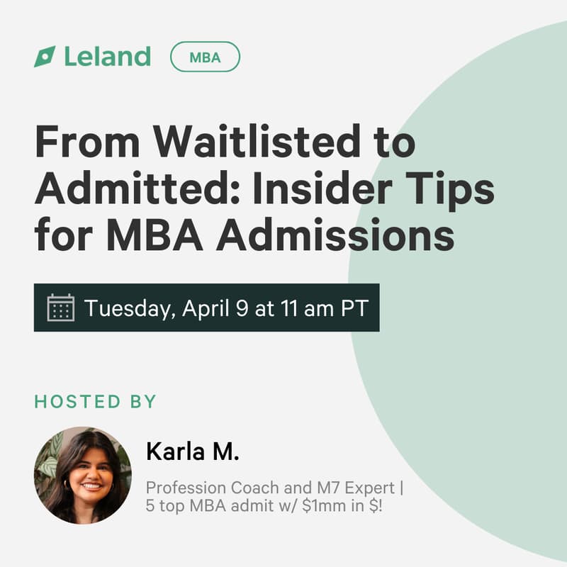 Cover Image for From Waitlisted to Admitted: Insider Tips for MBA Admissions