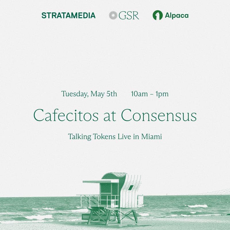 Cover Image for Cafecitos at Consensus: Talking Tokens Live in Miami