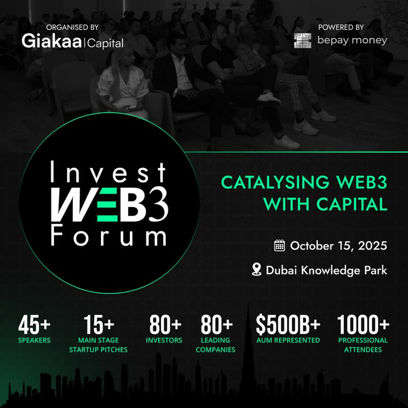 Cover Image for Invest Web3 Forum 2025, Dubai (3rd Edition)