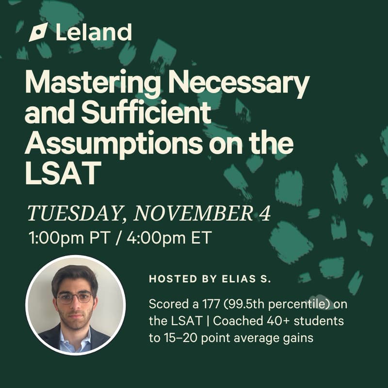 Cover Image for Mastering Necessary and Sufficient Assumptions on the LSAT