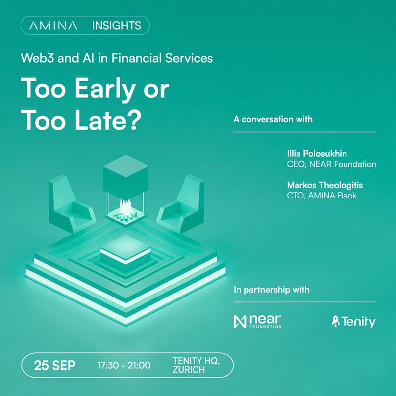 Cover Image for AMINA Insights: Web3 and AI in Banking: Too Early or Too Late?