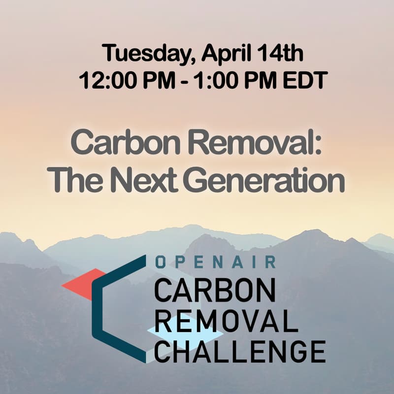 Cover Image for Carbon Removal: The Next Generation