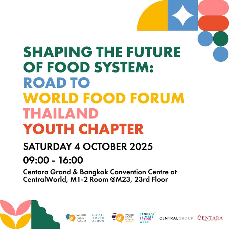 Cover Image for Shaping the Future of Food System: Road to World Food Forum Thailand Youth Chapter