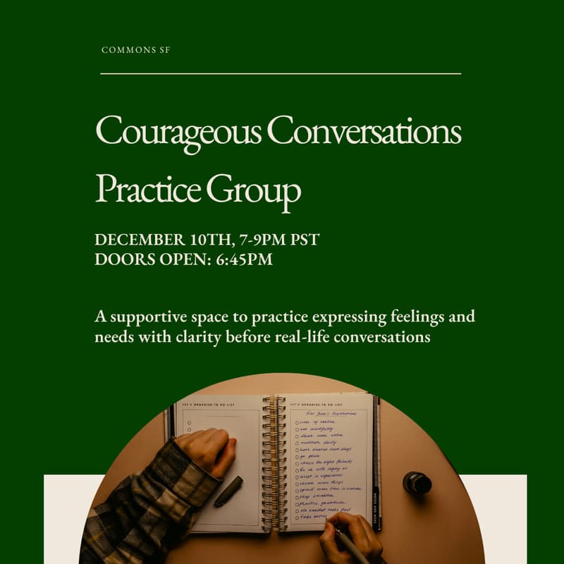 Cover Image for Courageous Conversations Practice Group [public]