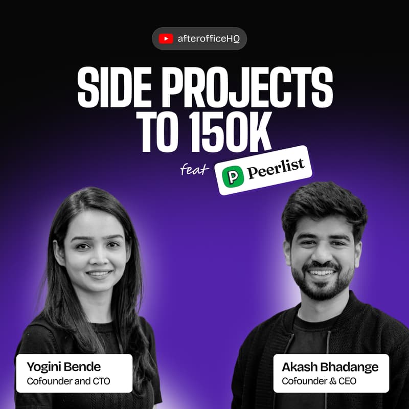 Cover Image for Side projects to 150K ft Peerlist team