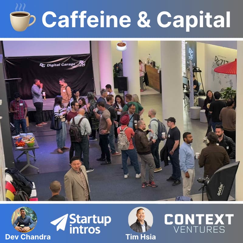 Cover Image for Caffeine & Capital presented by Startup Intros