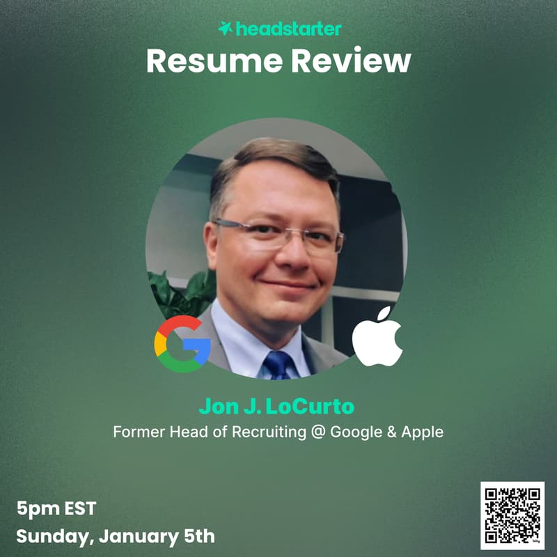 Cover Image for Resume Review with former Google Recruiter