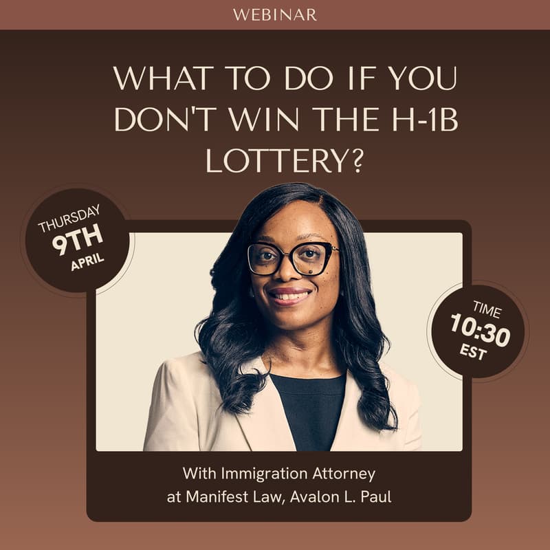Cover Image for What to Do If You Don't Win the H-1B Lottery?