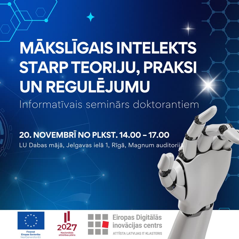 Cover Image for Mākslīgais intelekts starp teoriju, praksi un regulējumu