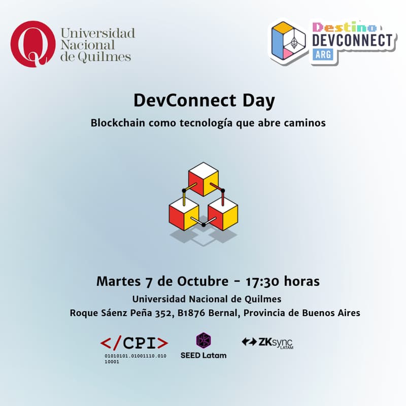 Cover Image for DevConnect Day - Universidad Nacional de Quilmes