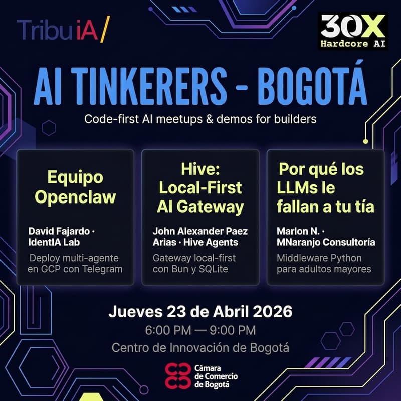 Cover Image for AI Tinkerers Bogotá